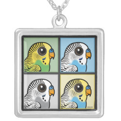 Four Color Budiges Large Necklace