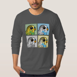 Four Color Budiges Men's American Apparel Fine Jersey Long Sleeve T-Shirt