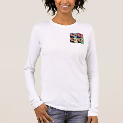 Four Color California Condor Women's Basic Long Sleeve T-Shirt