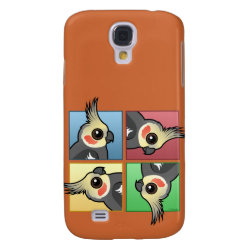 Four Color Cockatiel Case-Mate Barely There Samsung Galaxy S4 Case