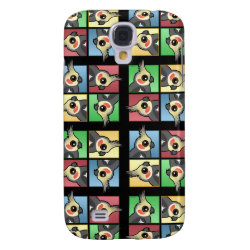 Four Color Cockatiel Case-Mate Barely There Samsung Galaxy S4 Case