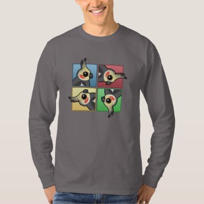 Four Color Cockatiel T-Shirt