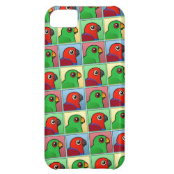 Four Color Eclectus Parrots Case-Mate Barely There iPhone 5C Case