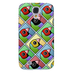 Four Color Gouldian Finch Case-Mate Barely There Samsung Galaxy S4 Case