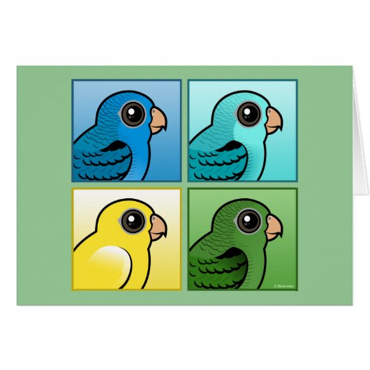 Four Color Linnies Cards (Front Horizontal)