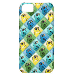 Four Color Barred Parakeets Case-Mate Barely There iPhone 5C Case