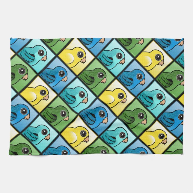 Four Color Linnies Towel (Horizontal)