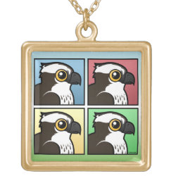 Four Color Osprey Large Necklace