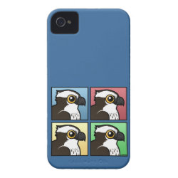 Four Color Osprey Case-Mate iPhone 4 Barely There Universal Case