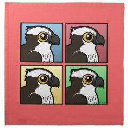 Four Color Osprey Cloth Napkins (set of 4) dinner 20
