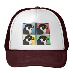 Four Color Peregrine Falcon Trucker Hat