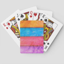 Four Color Rainbow Poker Cards