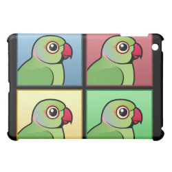 Four Color IRN / Indian Ringneck Parakeets Case Savvy iPad Mini Finish Case