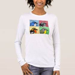 Four Color Warblers Women's Basic Long Sleeve T-Shirt
