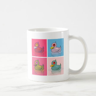 Four Colorful Ducks Coffee Mug