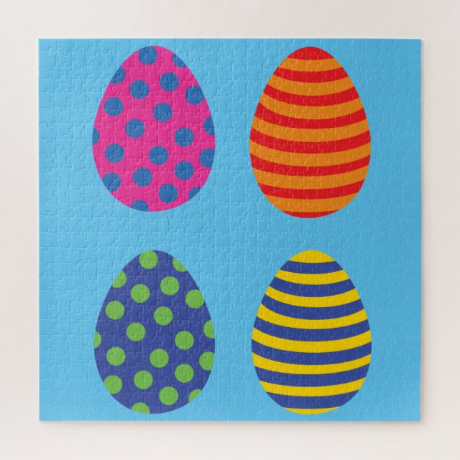 Four Colorful Easter Eggs Jigsaw Puzzle (Vertical)