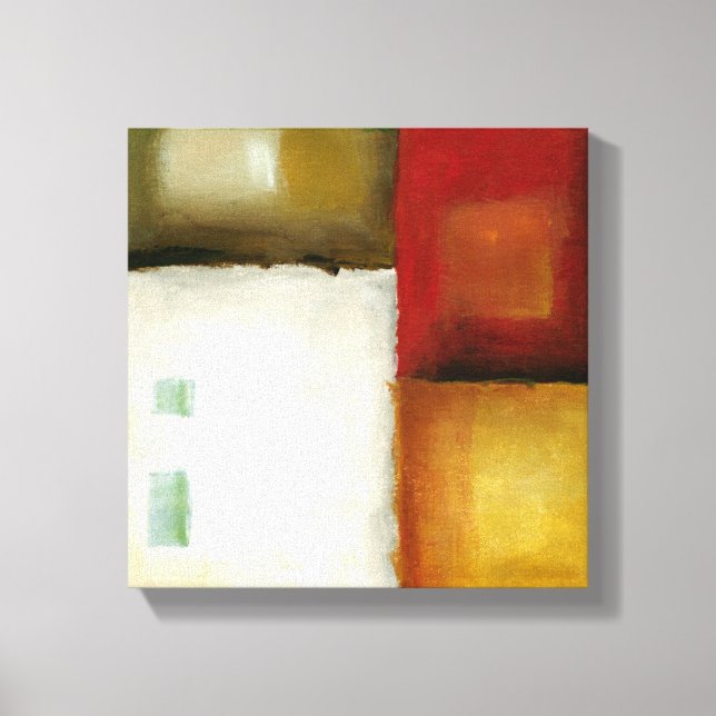Four Colorful Rectangles by Chariklia Zarris Canvas Print (Front)