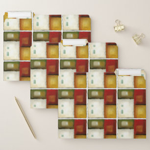 Four Colorful Rectangles by Chariklia Zarris File Folder