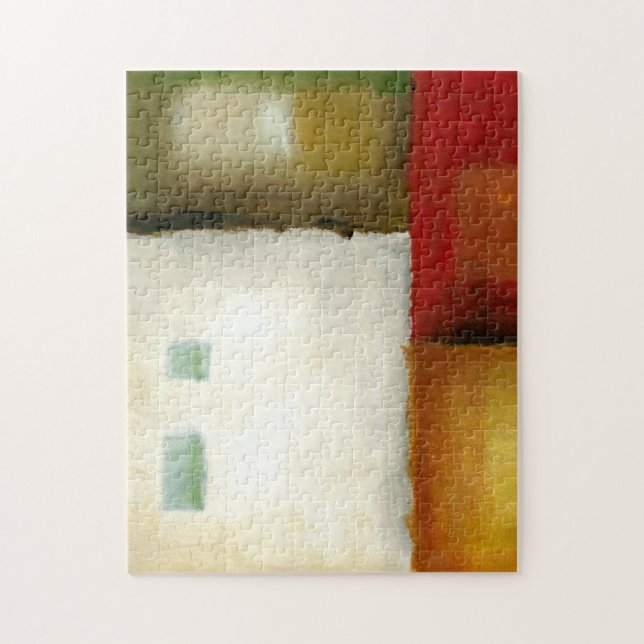 Four Colorful Rectangles by Chariklia Zarris Jigsaw Puzzle (Vertical)