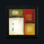 Four Colorful Rectangles by Chariklia Zarris Keepsake Box<br><div class="desc">Four colorful rectangles make up this work by Chariklia Zarris. The brightness of each gives the piece a happy feel. Bring a bit of happiness to your wall by putting this print on your wall today!</div>