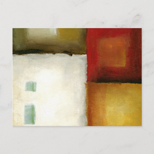Four Colorful Rectangles by Chariklia Zarris Postcard (Front)