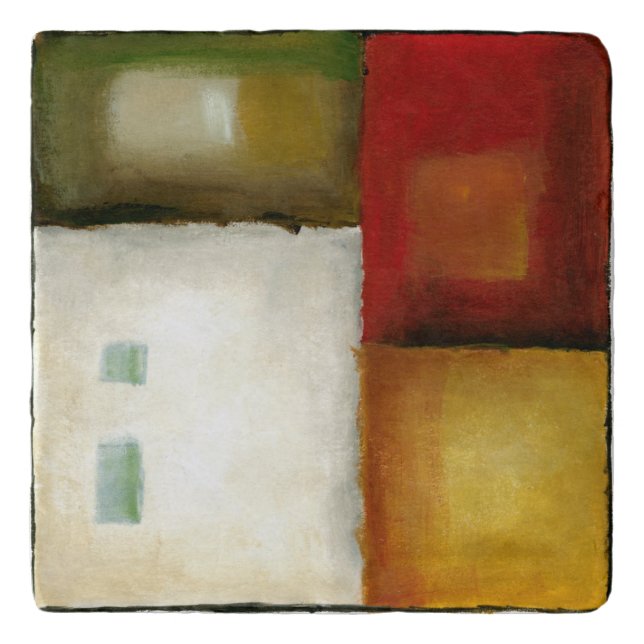 Four Colorful Rectangles by Chariklia Zarris Trivet (Front)