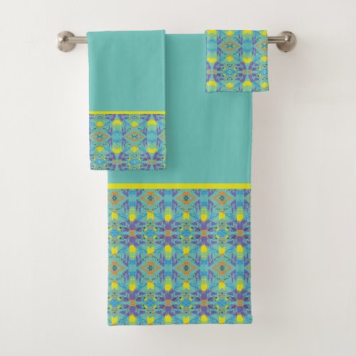 Four Colors Bath Towel Set