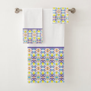 Four Colors Bath Towel Set