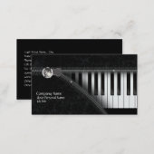 Four Colors Piano Keyboard Business Card (Front/Back)