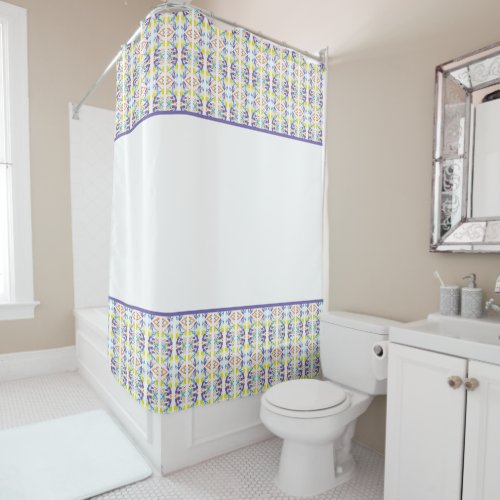 Four Colors Shower Curtain