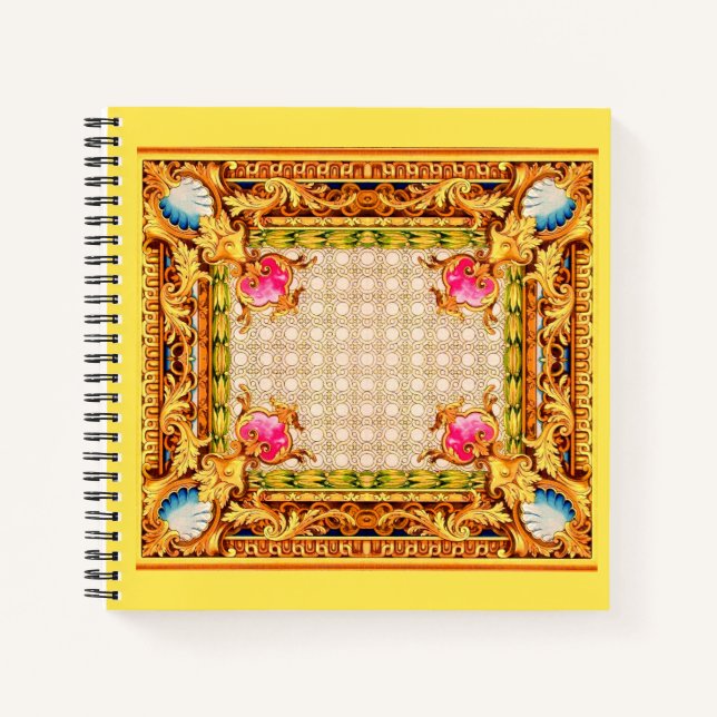 four corners Baroque Notebook (Front)
