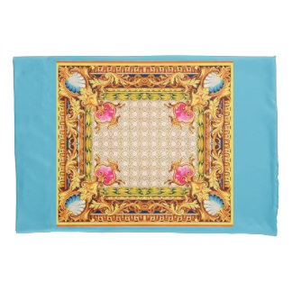 four corners Baroque Pillow Case