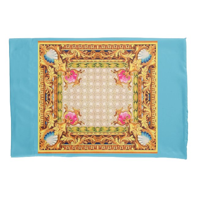 four corners Baroque Pillow Case (Front)