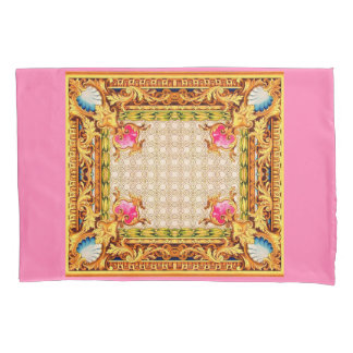four corners Baroque Pillow Case