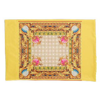 four corners Baroque Pillow Case
