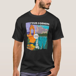 Four Corners National Monument with National Parks T-Shirt