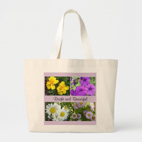 Four Corners of the Garden Large Tote Bag