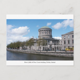 Four Courts, River Liffey, Dublin city Ireland Postcard