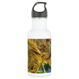 Four Cut Sunflowers, Vincent van Gogh Water Bottle