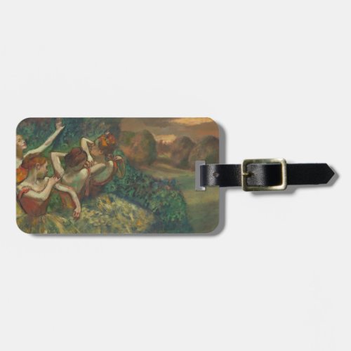 Four Dancers by Degas Luggage Tag