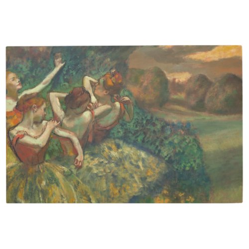 Four Dancers by Degas Metal Print