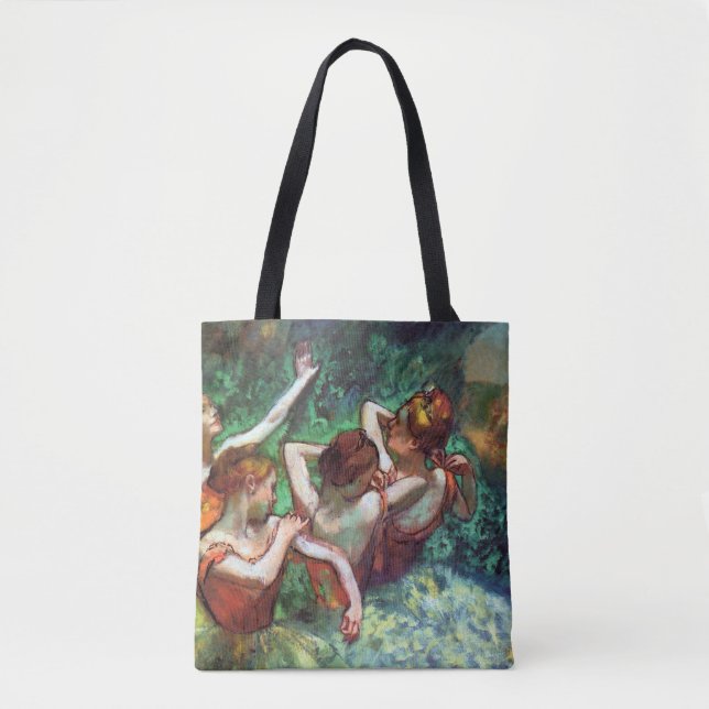 Four Dancers by Degas Tote Bag (Front)