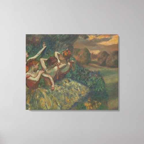 Four Dancers by Edgar Degas Ballet Fine Art Canvas Print