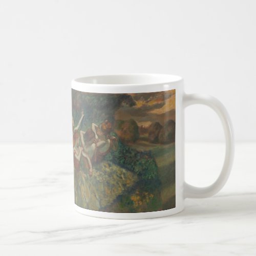 Four Dancers by Edgar Degas Ballet Fine Art Coffee Mug