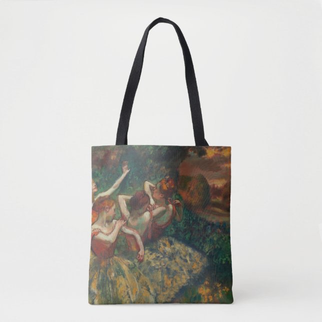 Four Dancers, Degas Art  Tote Bag (Front)