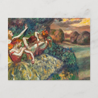 Four Dancers | Edgar Degas | Postcard
