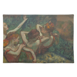 Four Dancers, Impressionist Painting, Edgar Degas Cloth Placemat