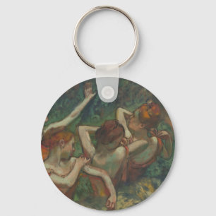 Four Dancers, Impressionist Painting, Edgar Degas Keychain