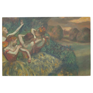 Four Dancers, Impressionist Painting, Edgar Degas Metal Print