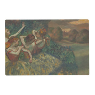 Four Dancers, Impressionist Painting, Edgar Degas Placemat